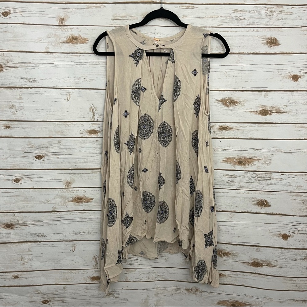 Free People Snap Out if it Tunic Mini Dress - Picture 2 of 7